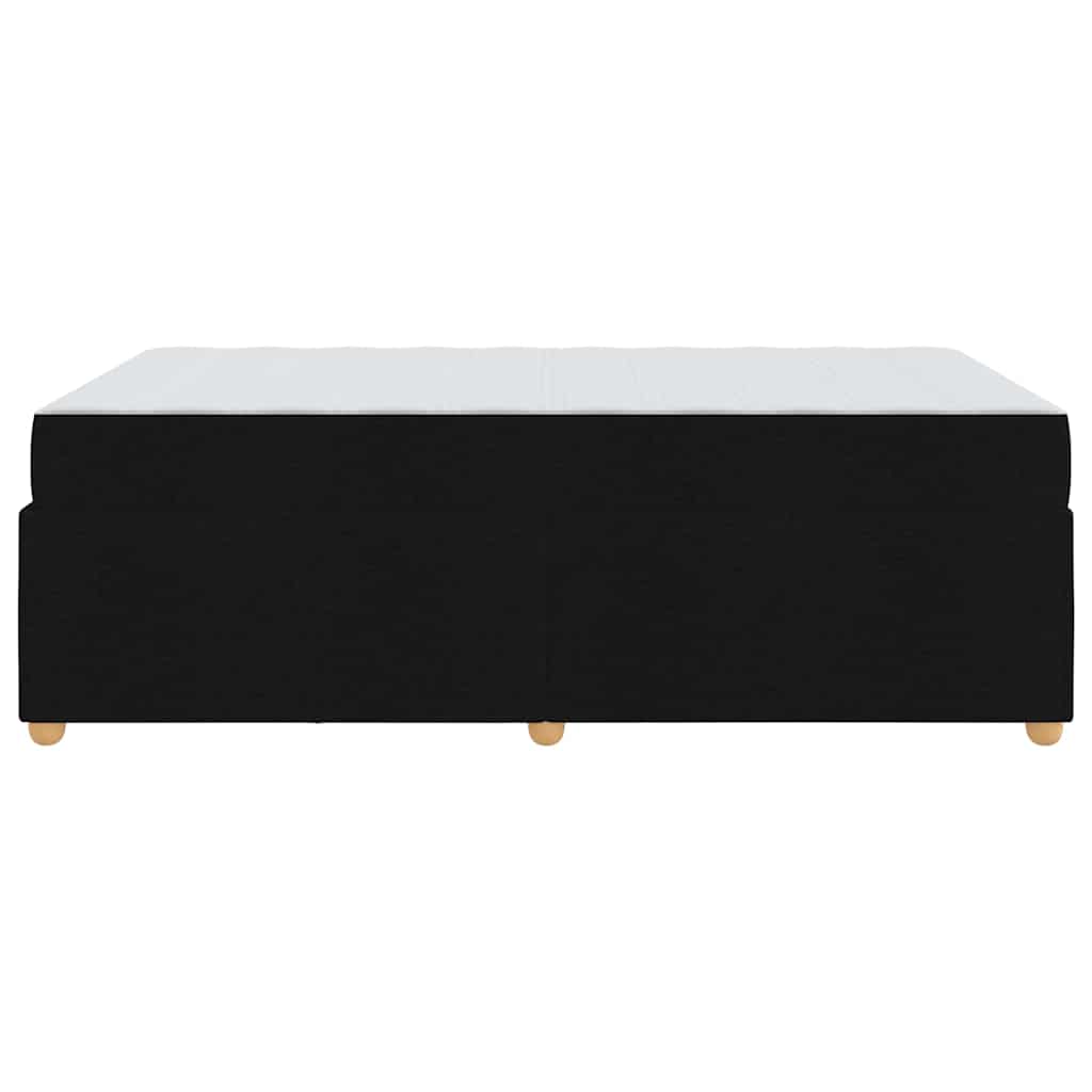 Sengestel Med Madras Sort 120 X 200 Cm Stof - Billede 7