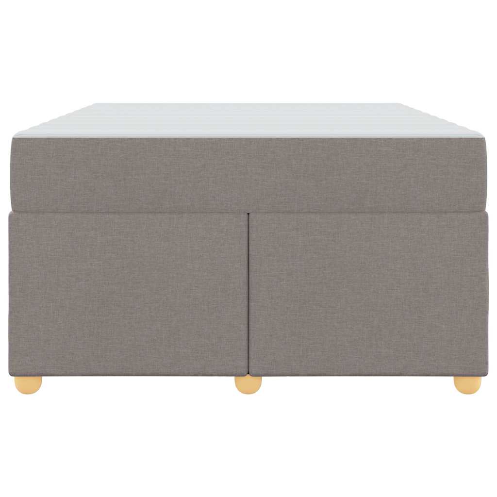 Sengestel Med Madras Gråbrun 120 X 200 Cm Stof - Billede 6