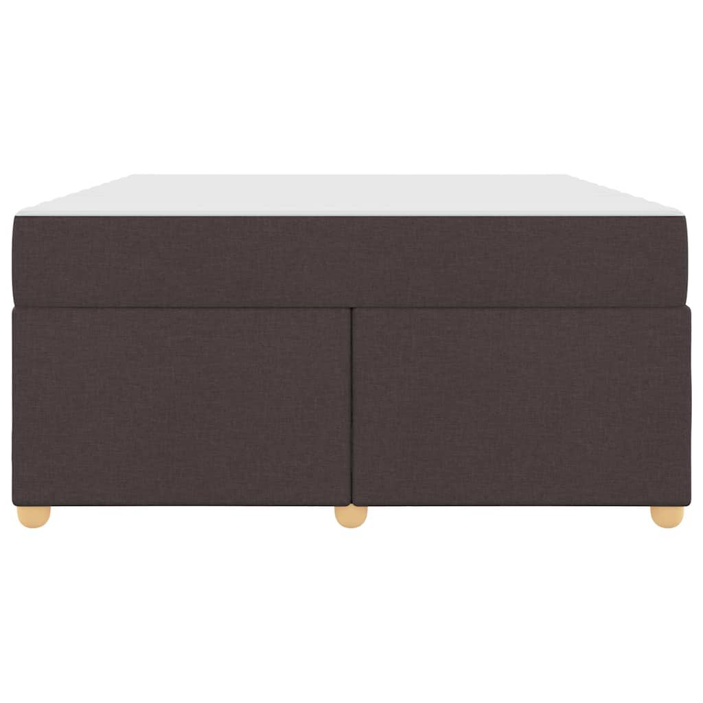 Sengestel Med Madras Mørkebrun 140 X 200 Cm Stof - Billede 6