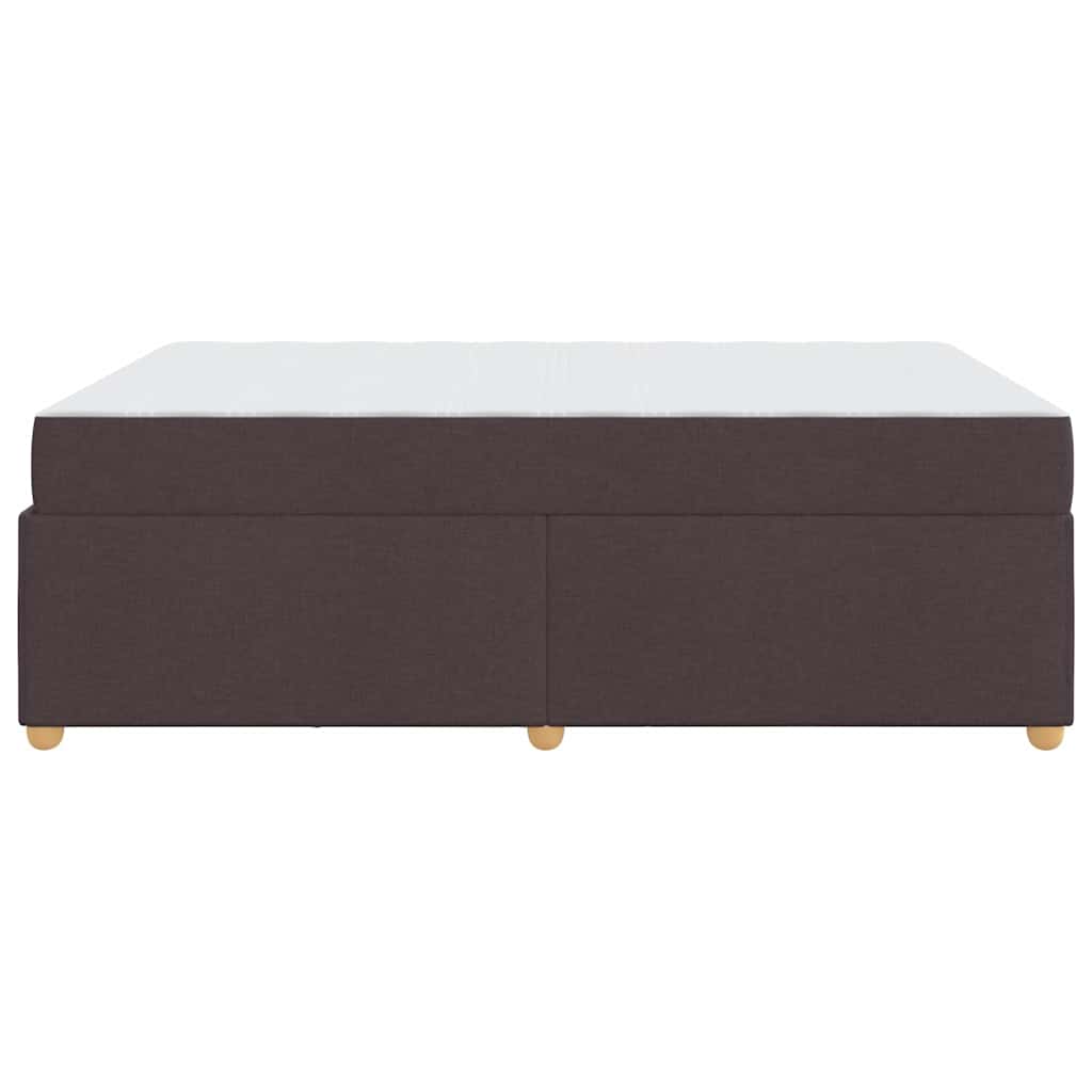 Sengestel Med Madras Mørkebrun 160 X 200 Cm Stof - Billede 7