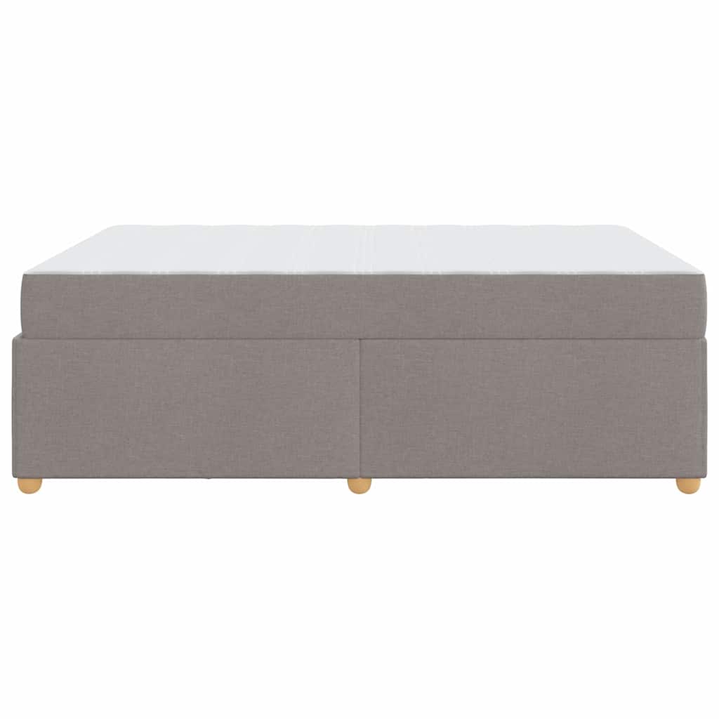Sengestel Med Madras Gråbrun 160 X 200 Cm Stof - Billede 7