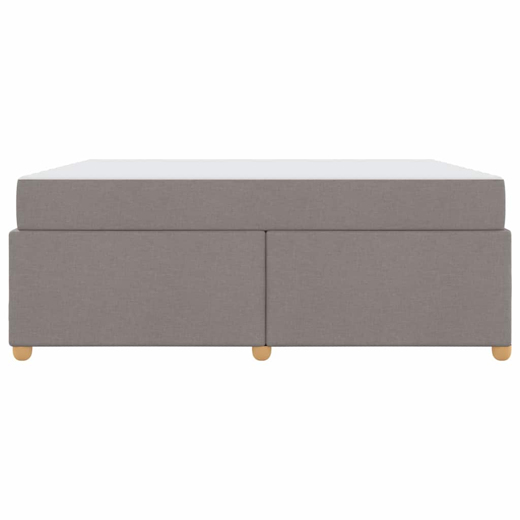 Sengestel Med Madras Gråbrun 180 X 200 Cm Stof - Billede 6