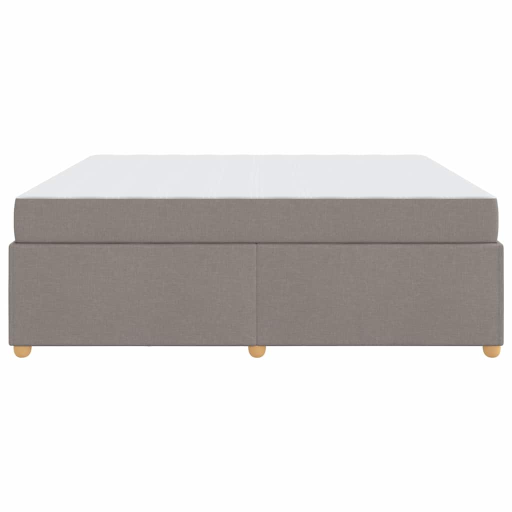 Sengestel Med Madras Gråbrun 180 X 200 Cm Stof - Billede 7