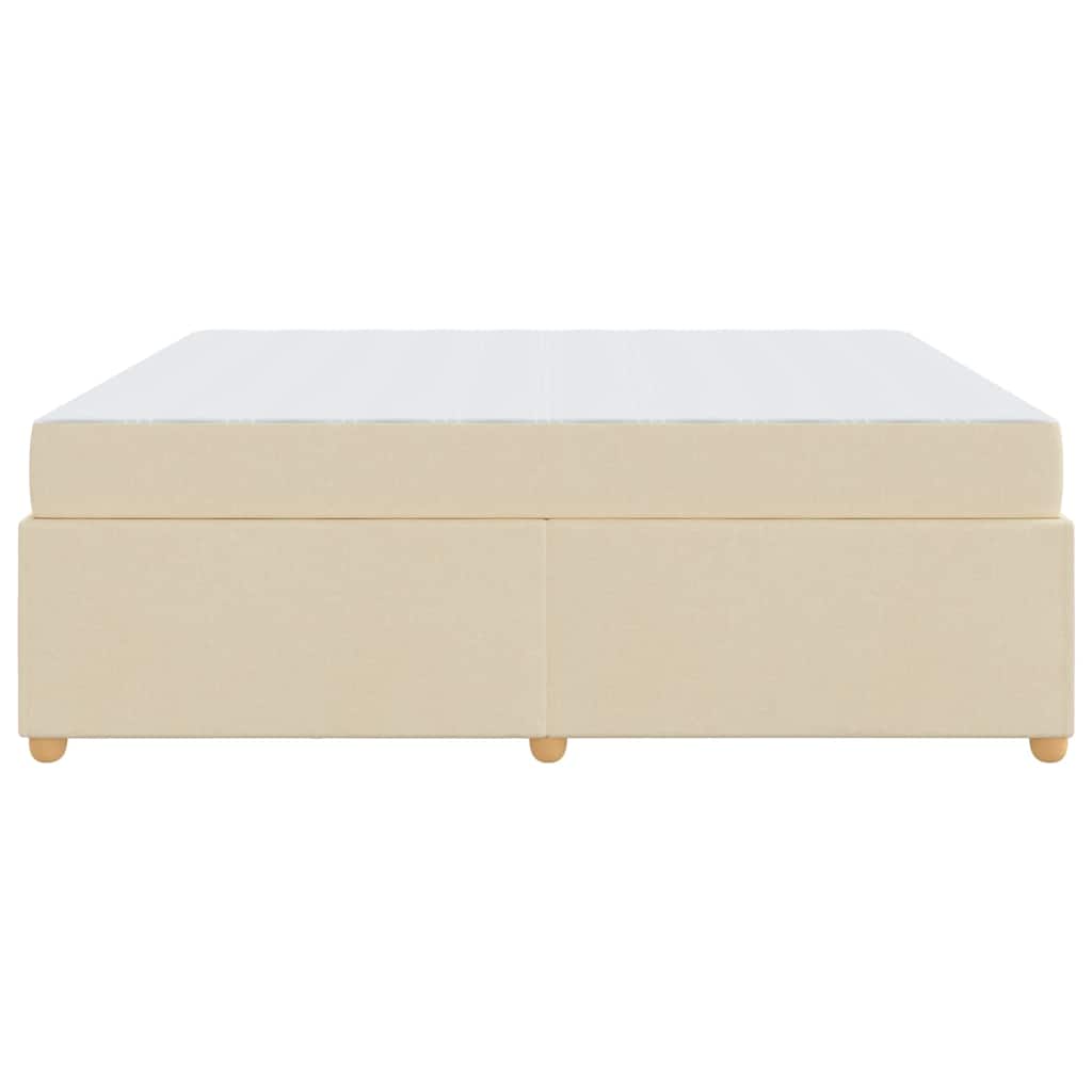 Sengestel Med Madras Creme 180 X 200 Cm Stof - Billede 7