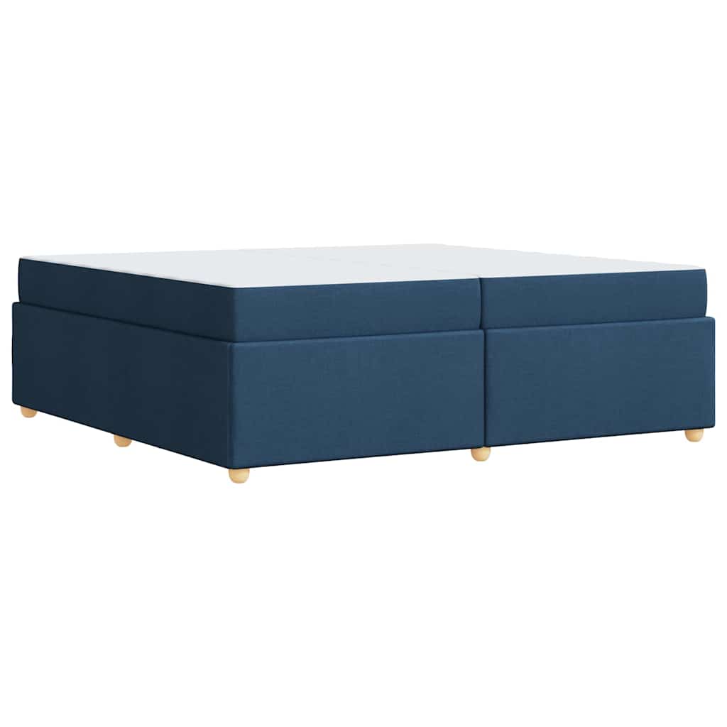 Sengestel Med Madras Blå 200 X 200 Cm Stof - Billede 8