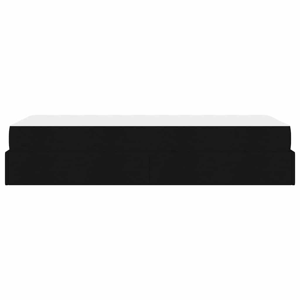 Sengestel Med Madras Blcak 90 X 190 Cm Stof - Billede 7