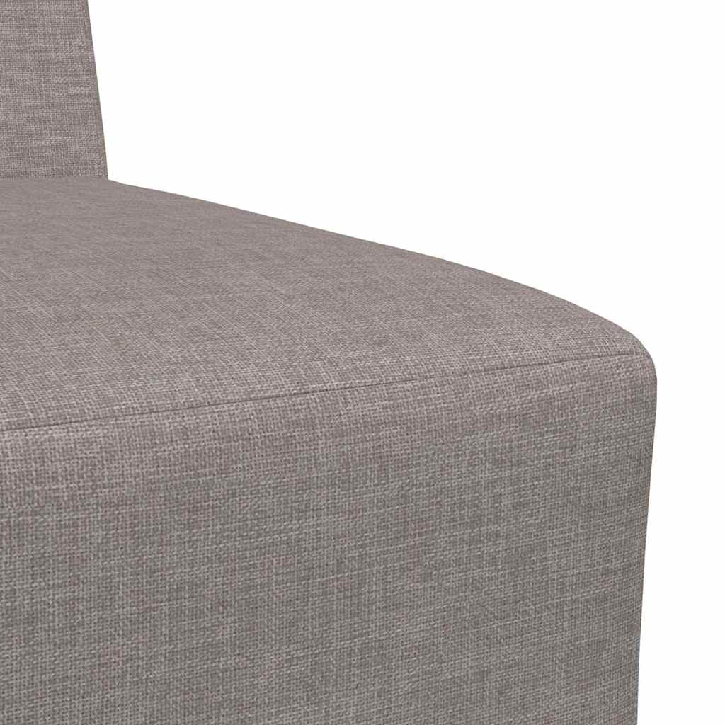 Modulsofa Enhed Uden Arme 2 Pcs Gråbrun 55 X 74 X 82 Cm Stof - Billede 8