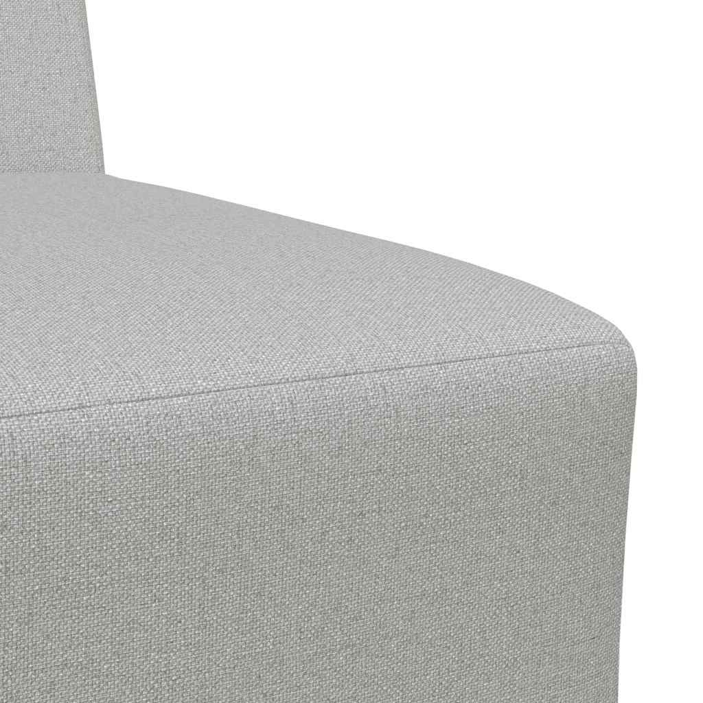 Modulsofa Enhed Uden Arme 2 Pcs Skygrå 55 X 74 X 82 Cm Stof - Billede 8