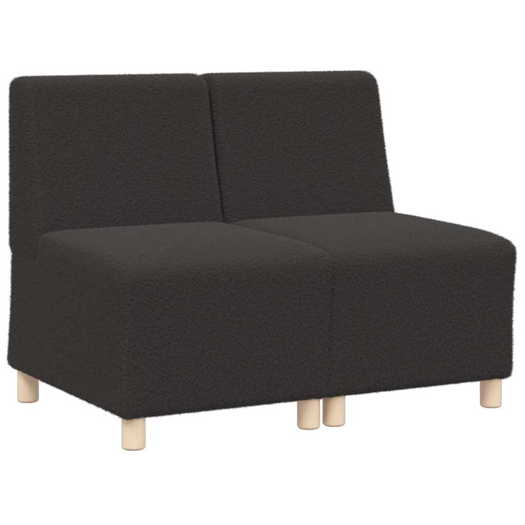 Modulsofa Enhed Uden Arme 2 Pcs Mørkegrå 55 X 74 X 82 Cm - Billede 2