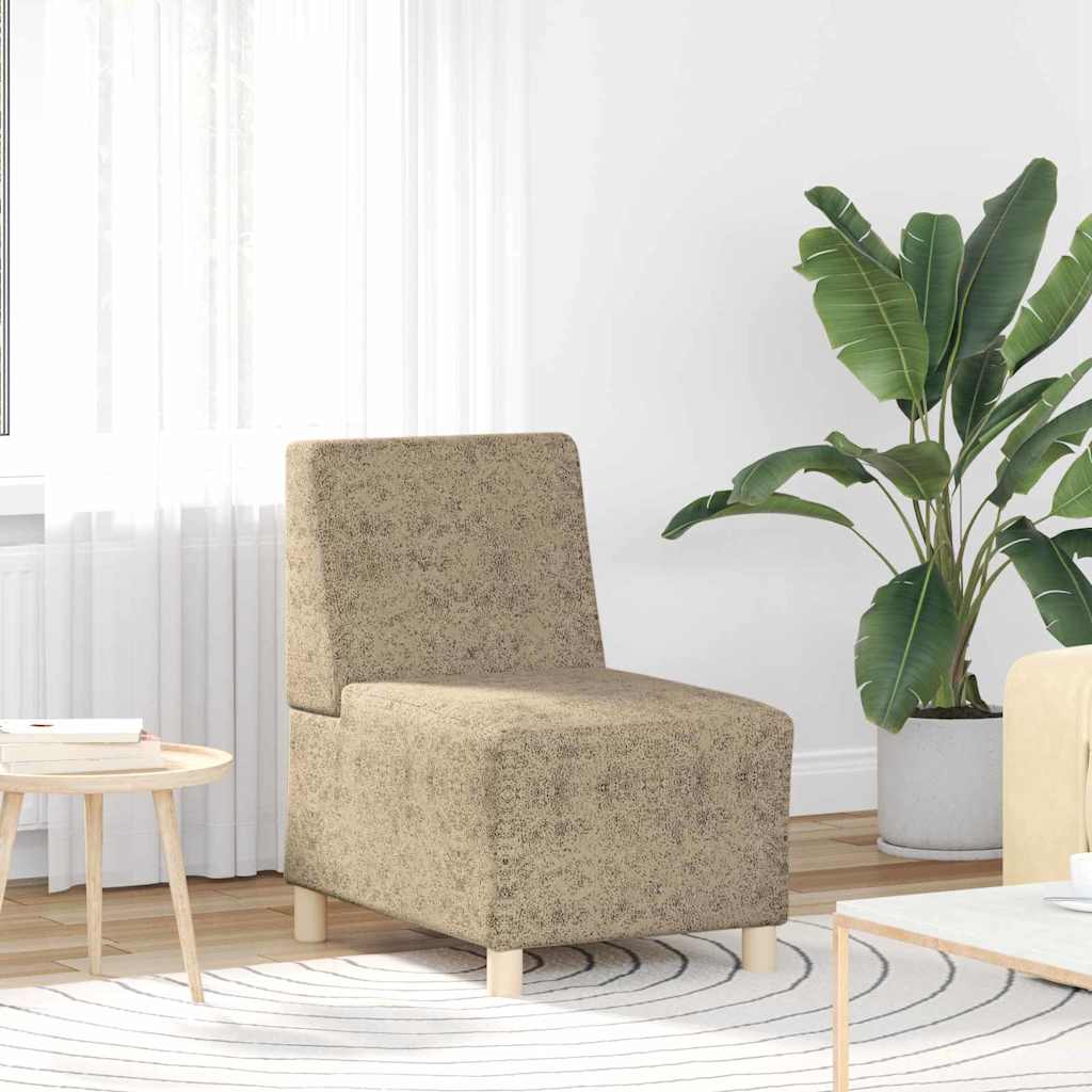 Modulsofa Enhed Uden Arme 2 Pcs Lysegrå 55 X 74 X 82 Cm - Billede 3