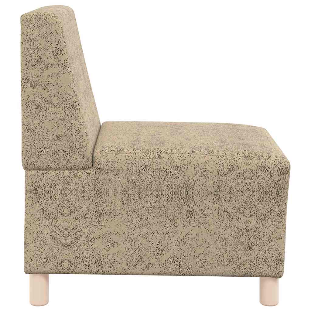 Modulsofa Enhed Uden Arme 2 Pcs Lysegrå 55 X 74 X 82 Cm - Billede 6