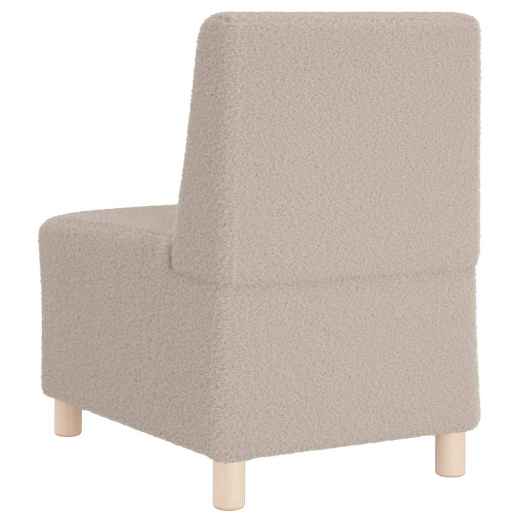 Modulsofa Enhed Uden Arme 3 Pcs Lysegrå 55 X 74 X 82 Cm - Billede 7