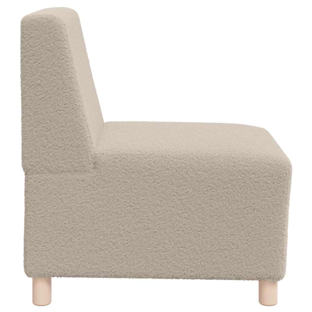 Modulsofa Enhed Uden Arme 3 Pcs Lysegrå 55 X 74 X 82 Cm - Billede 6