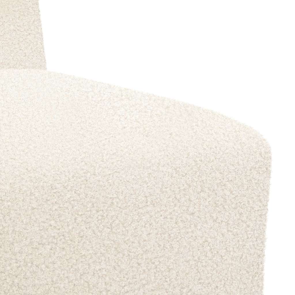 Modulsofa Enhed Uden Arme 3 Pcs Creme 55 X 74 X 82 Cm - Billede 8