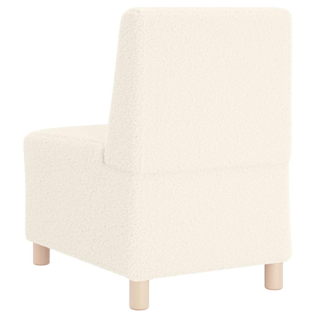 Modulsofa Enhed Uden Arme 3 Pcs Creme 55 X 74 X 82 Cm - Billede 7