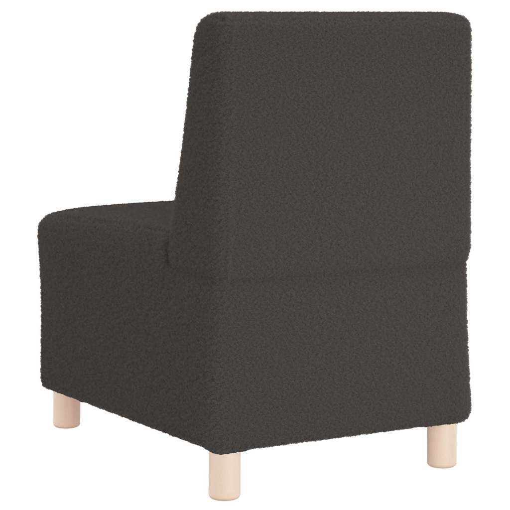 Modulsofa Enhed Uden Arme 3 Pcs Mørkegrå 55 X 74 X 82 Cm - Billede 7