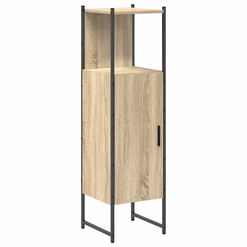 Badeværelsesmøbel Sæt Andet 4 Pcs Sonoma-eg 33 X 33 X 185.5 Cm - Billede 6