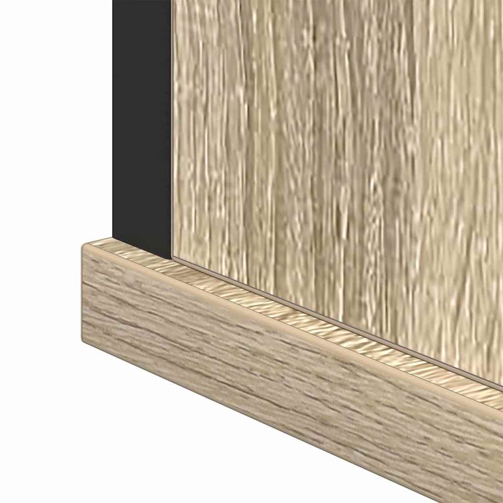 Badeværelsesmøbel Sæt 3 Pcs Sonoma-eg 33 X 33 X 185.5 Cm - Billede 9