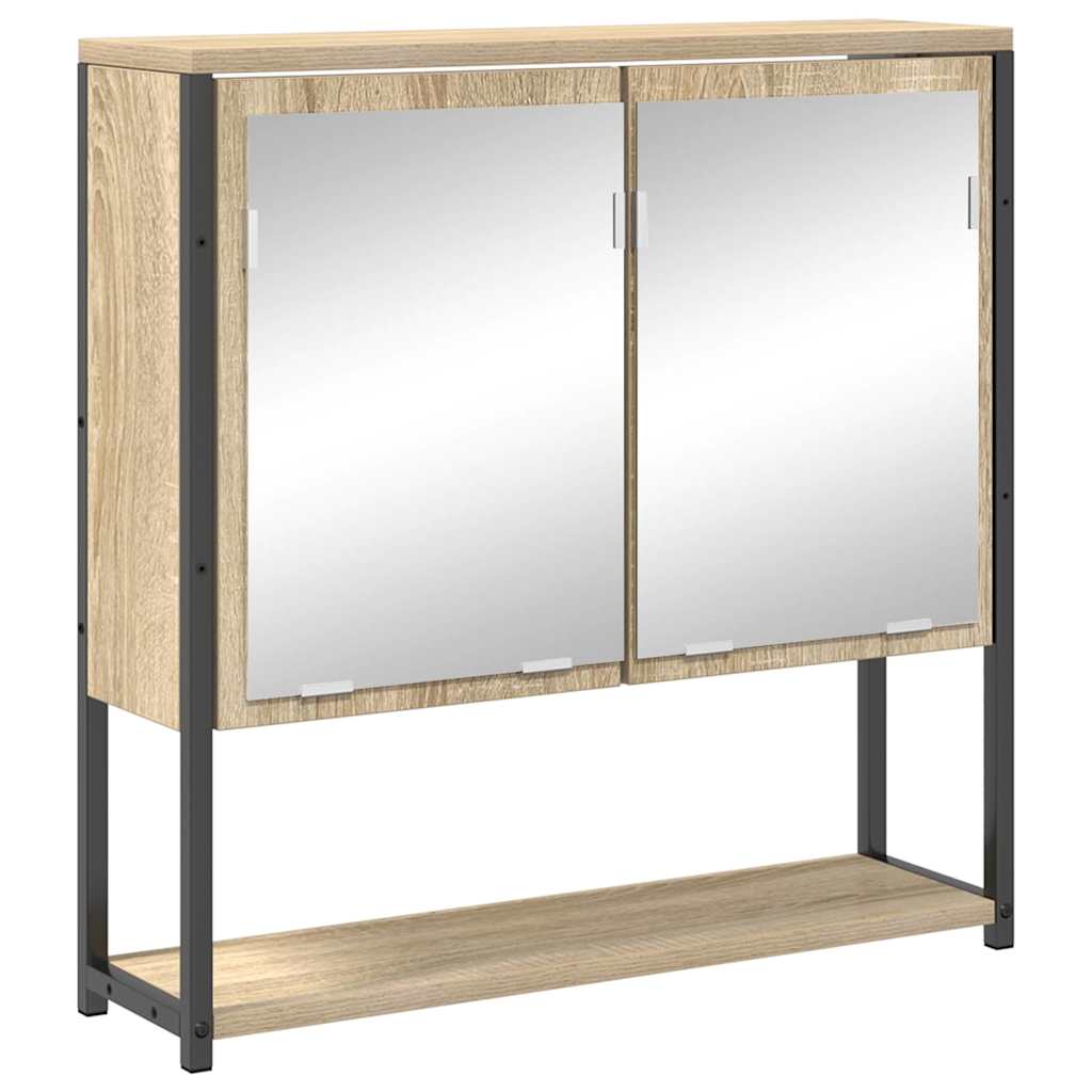 Badeværelsesmøbel Sæt Andet 3 Pcs Sonoma-eg 33 X 33 X 185.5 Cm - Billede 5