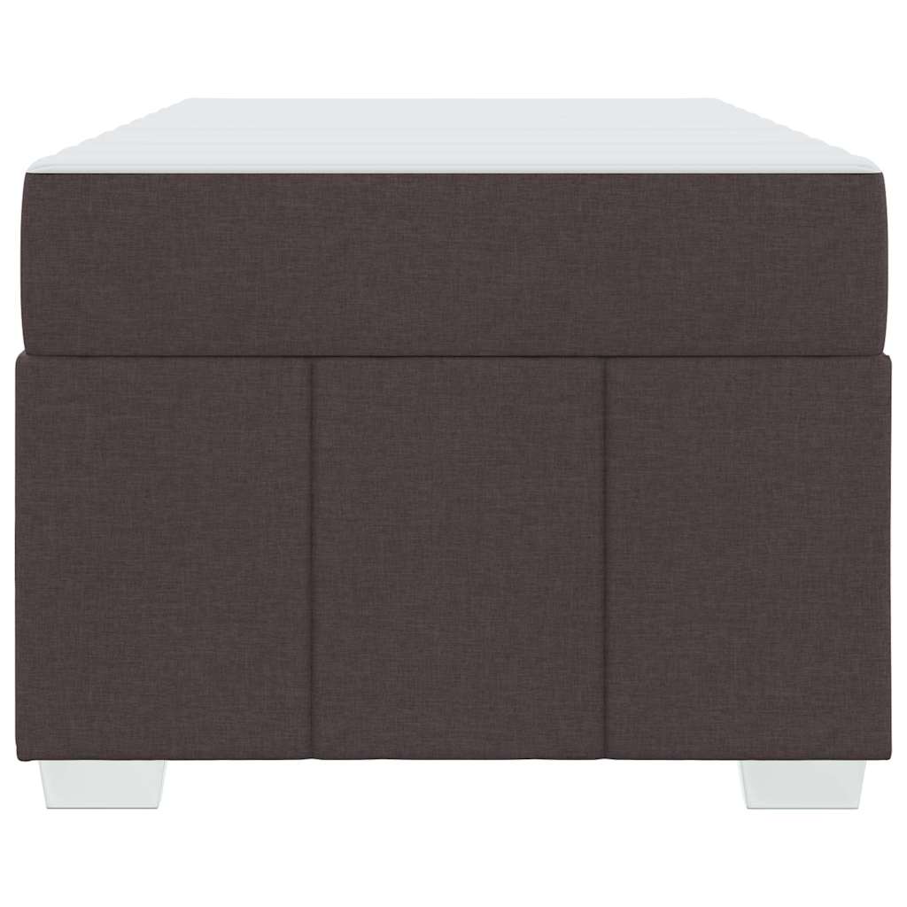 Sengestel Med Madras Mørkebrun 90 X 190 Cm Stof - Billede 6