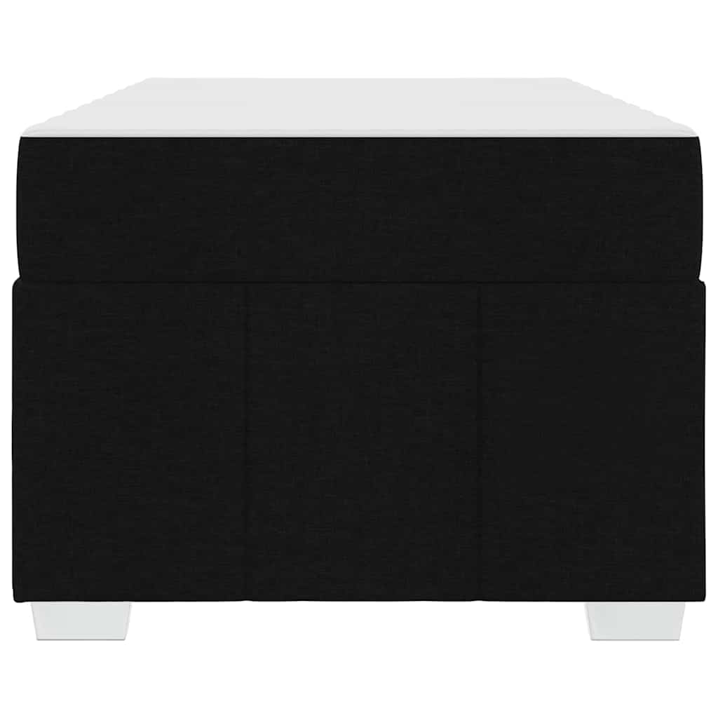 Sengestel Med Madras Sort 100 X 200 Cm Stof - Billede 6
