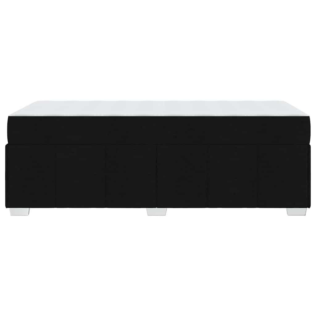 Sengestel Med Madras Sort 100 X 200 Cm Stof - Billede 7