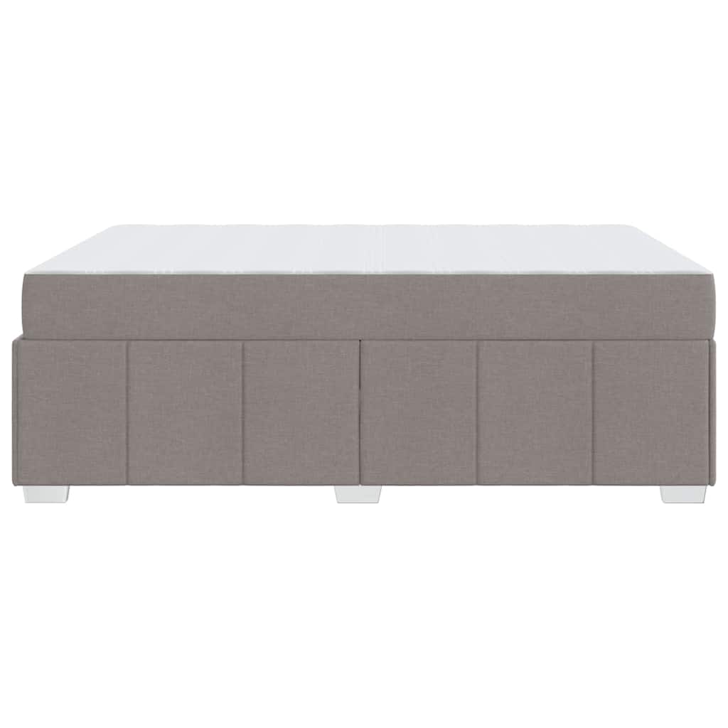 Sengestel Med Madras Gråbrun 160 X 200 Cm Stof - Billede 7