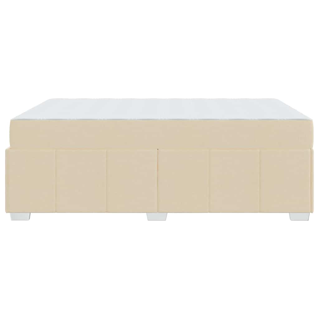 Sengestel Med Madras Creme 160 X 200 Cm Stof - Billede 7