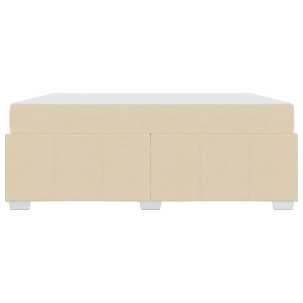 Sengestel Med Madras Creme 180 X 200 Cm Stof - Billede 6