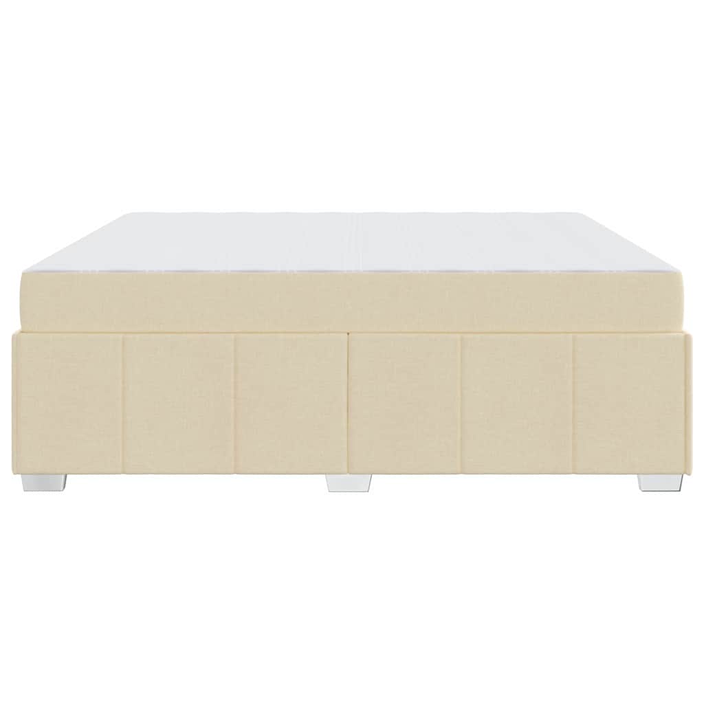 Sengestel Med Madras Creme 180 X 200 Cm Stof - Billede 7