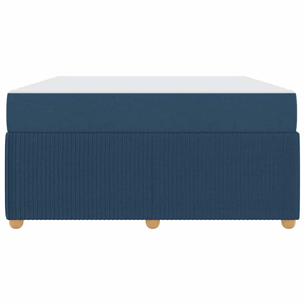 Sengeramme Med Madras Med Madras Blå 160 X 200 Cm Stof - Billede 6
