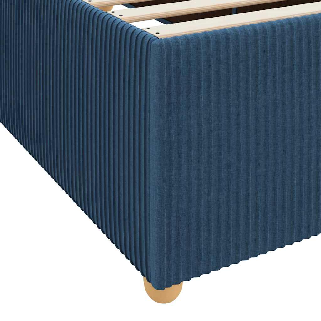 Sengeramme Med Madras Med Madras Blå 200 X 200 Cm Stof - Billede 9