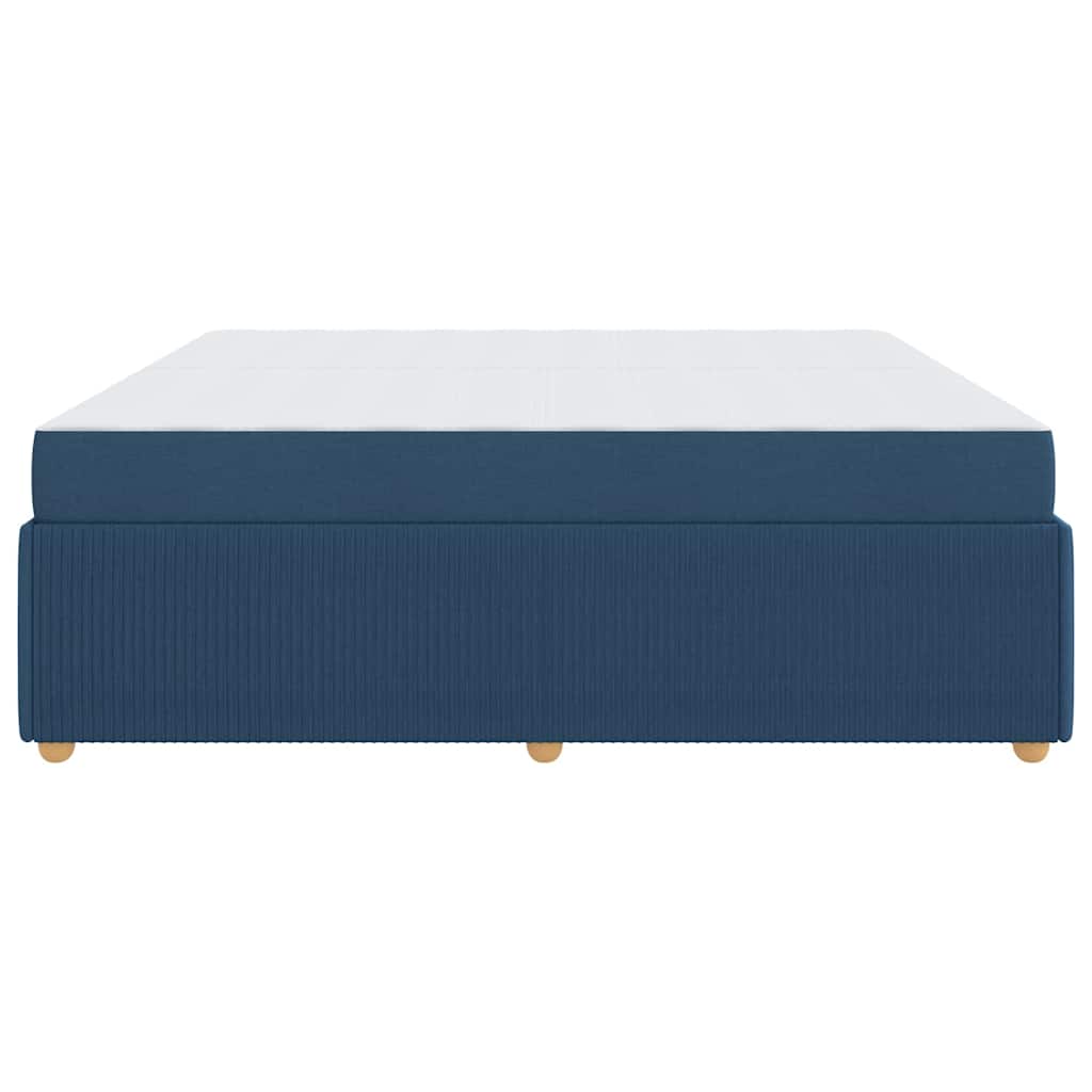 Sengeramme Med Madras Med Madras Blå 200 X 200 Cm Stof - Billede 7