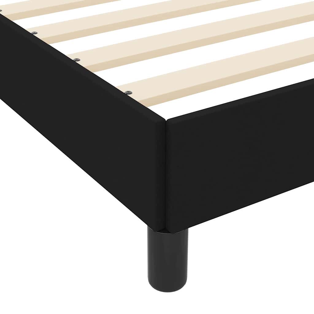 Box Spring Seng Med Madras Sort 90 X 200 Cm Stof - Billede 10