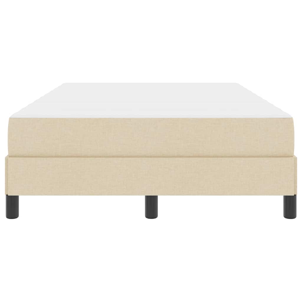 Box Spring Seng Med Madras Creme 120 X 190 Cm Stof - Billede 6
