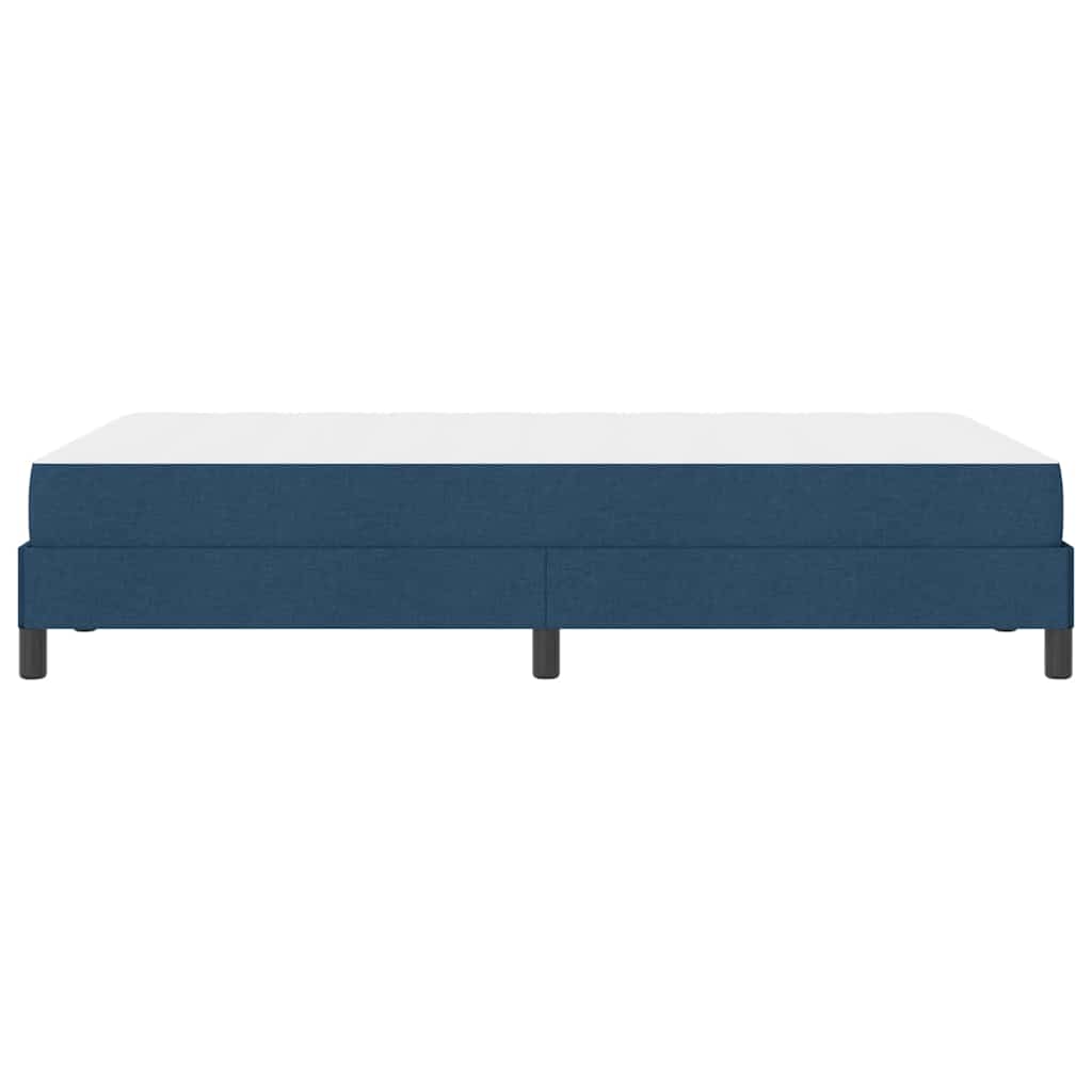 Box Spring Seng Med Madras Blå 120 X 190 Cm Stof - Billede 7