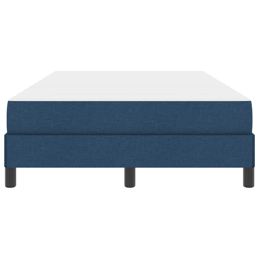 Box Spring Seng Med Madras Blå 120 X 200 Cm Stof - Billede 6