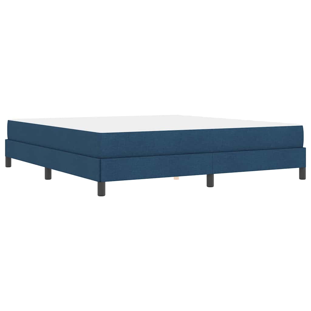 Box Spring Seng Med Madras Blå 180 X 200 Cm Stof - Billede 8