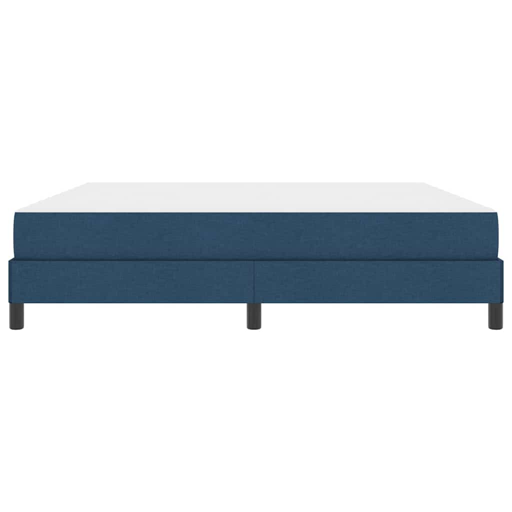 Box Spring Seng Med Madras Blå 180 X 200 Cm Stof - Billede 6