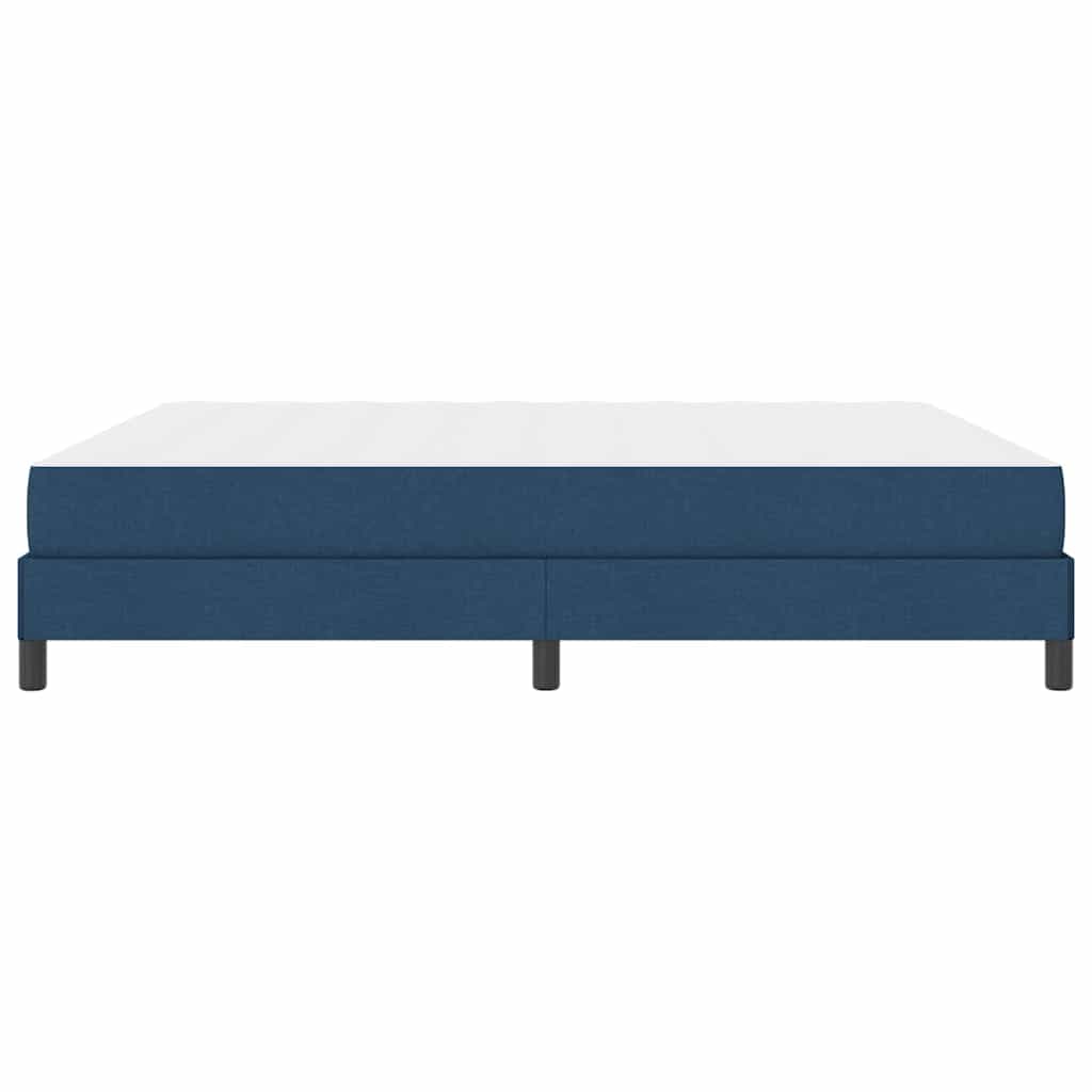 Box Spring Seng Med Madras Blå 180 X 200 Cm Stof - Billede 7