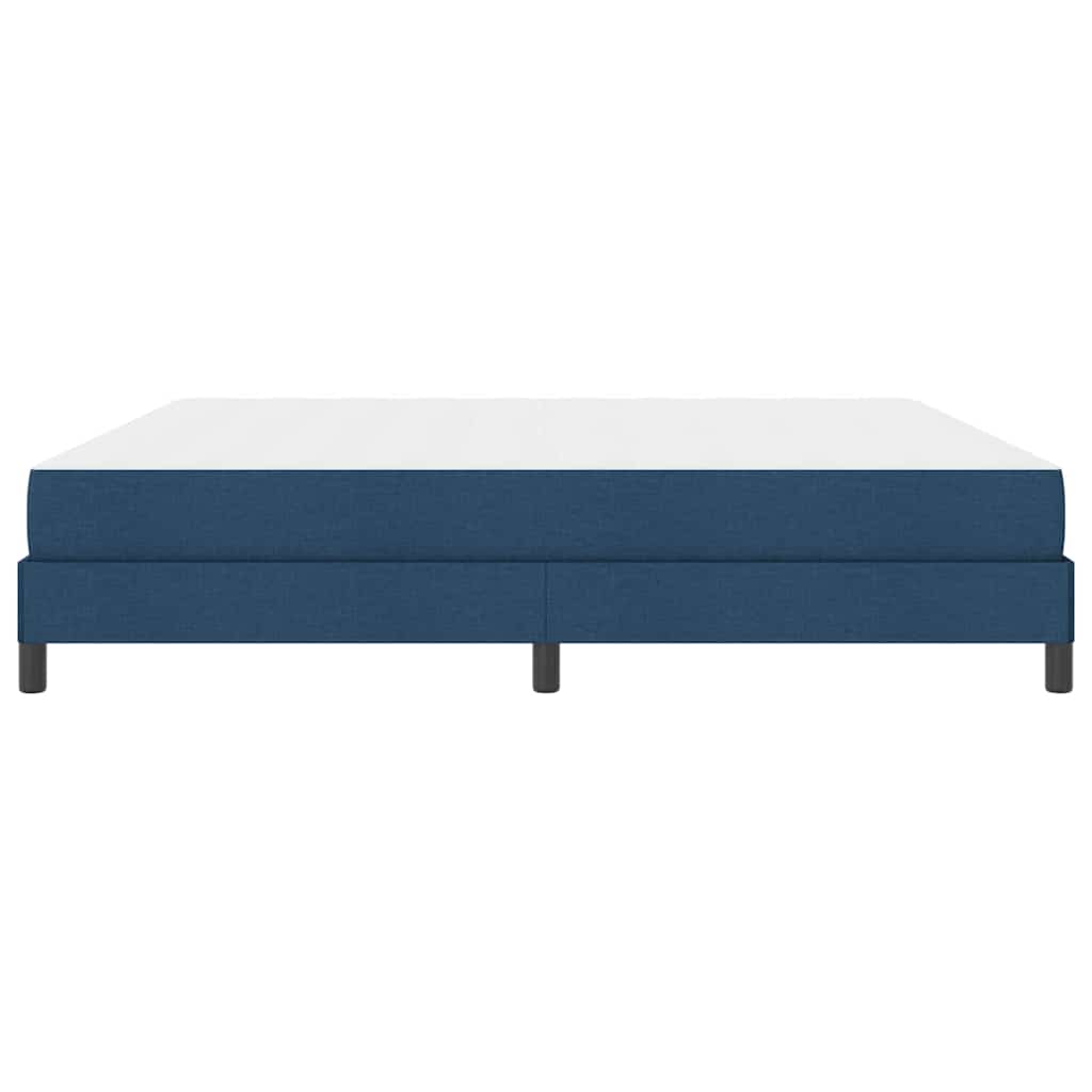 Box Spring Seng Med Madras Blå 200 X 200 Cm Stof - Billede 7