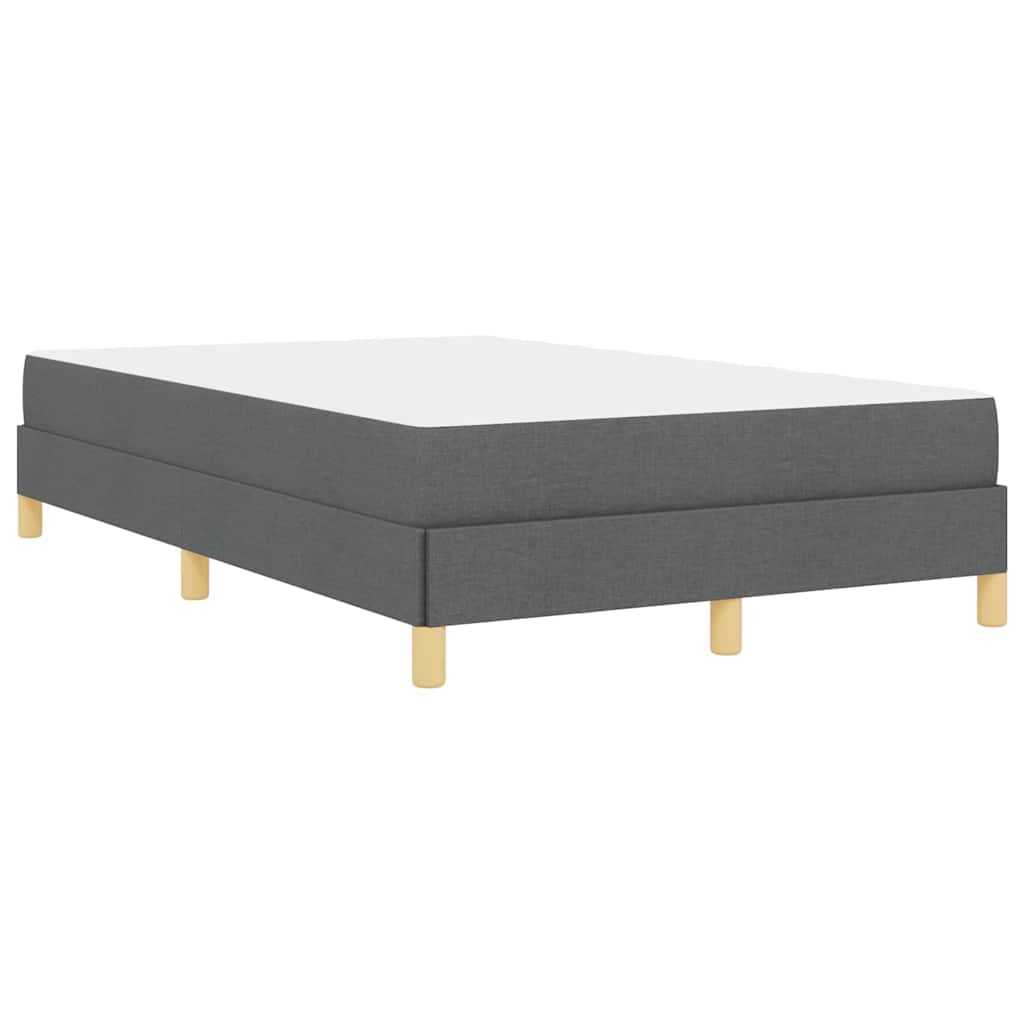 Box Spring Seng Mørkegrå Og Brun 120 X 190 Cm - Billede 8