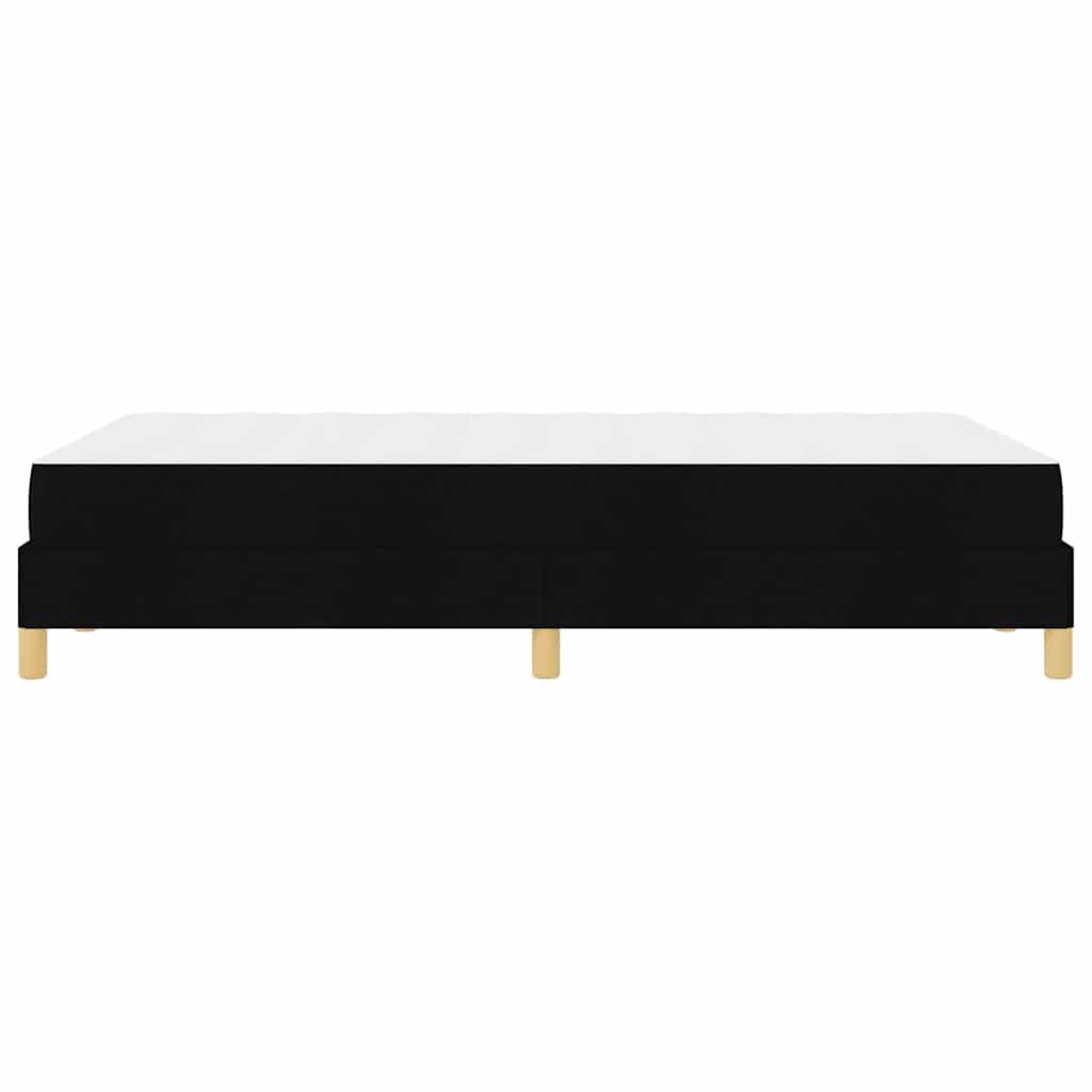 Box Spring Seng Sort Og Brunt 120 X 190 Cm - Billede 7