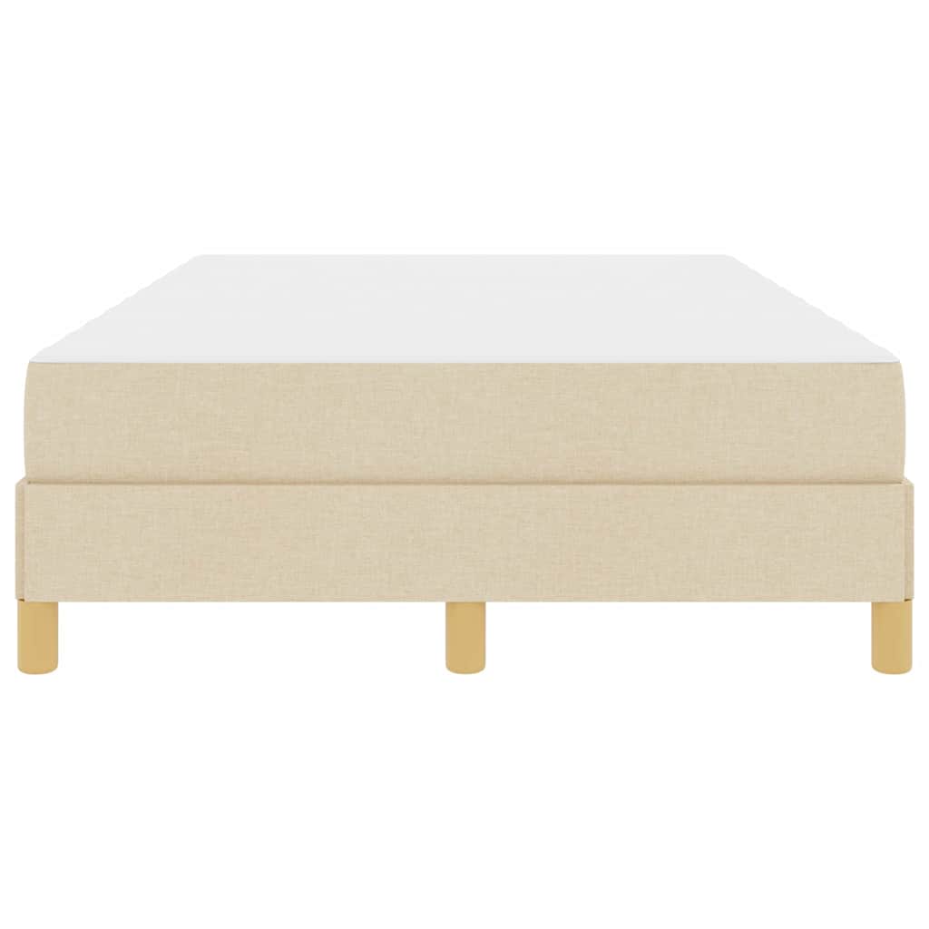 Box Spring Seng Creme Og Brun 120 X 190 Cm - Billede 7