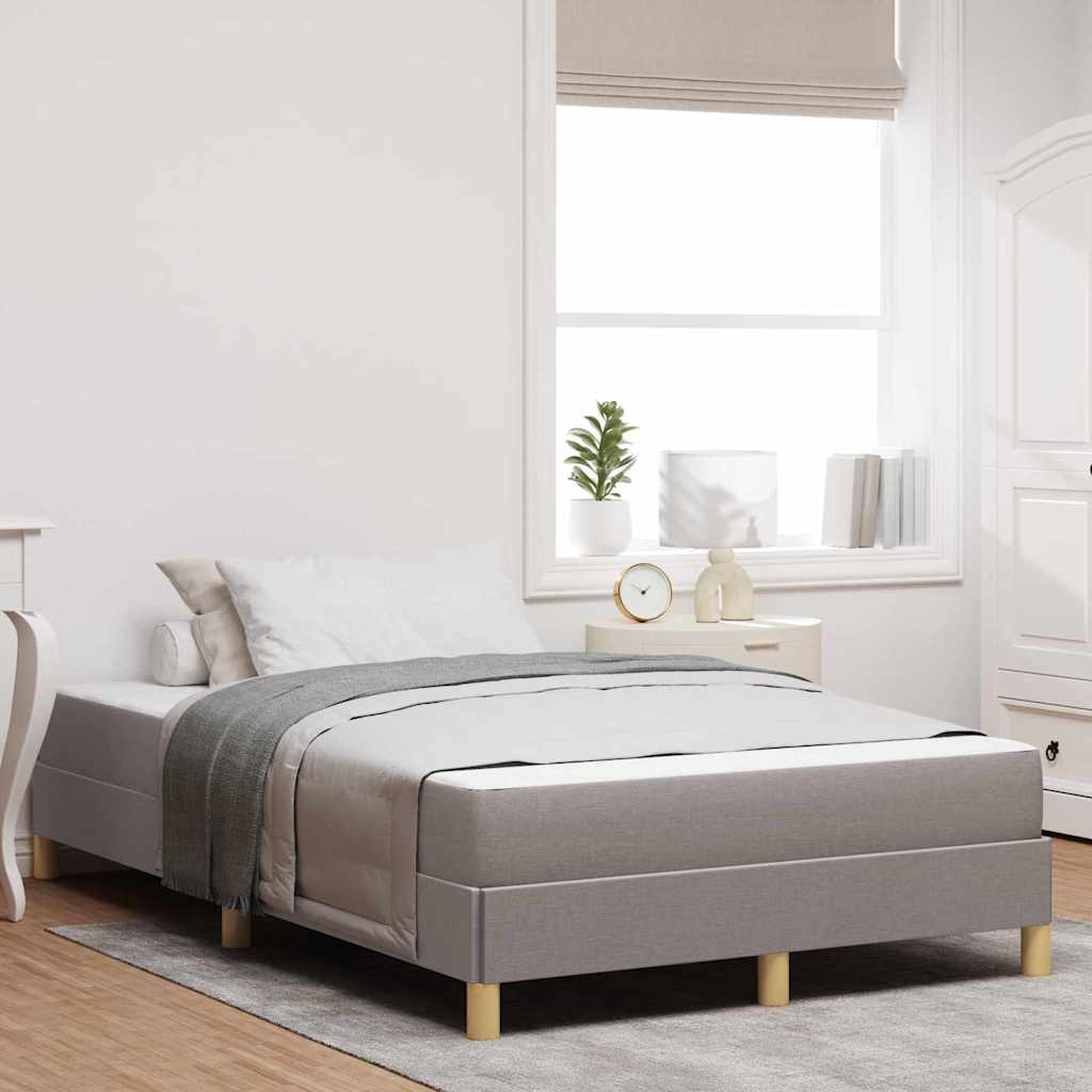Box Spring Seng Taupe Og Brun 120 X 200 Cm - Hovedbillede