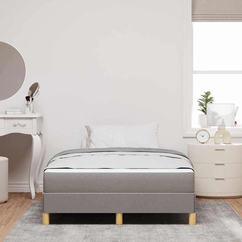 Box Spring Seng Taupe Og Brun 120 X 200 Cm - Billede 4