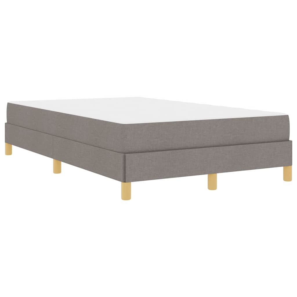 Box Spring Seng Taupe Og Brun 120 X 200 Cm - Billede 2