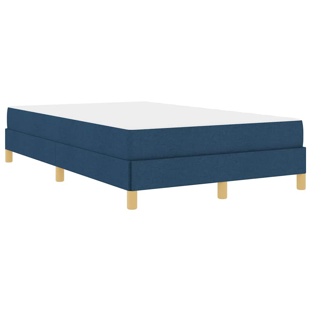 Box Spring Seng Blå Og Brun 120 X 200 Cm - Billede 2