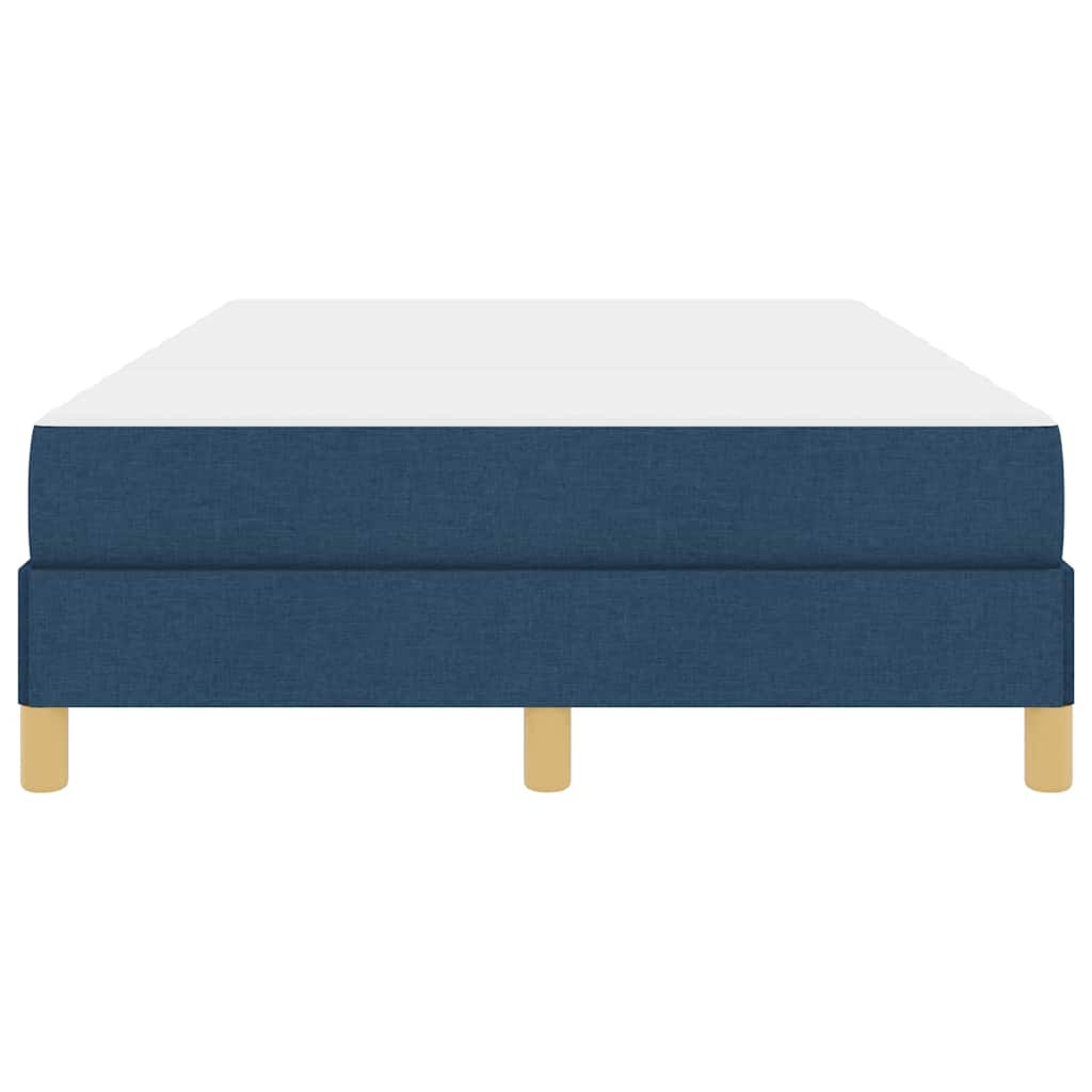 Box Spring Seng Blå Og Brun 120 X 200 Cm - Billede 7