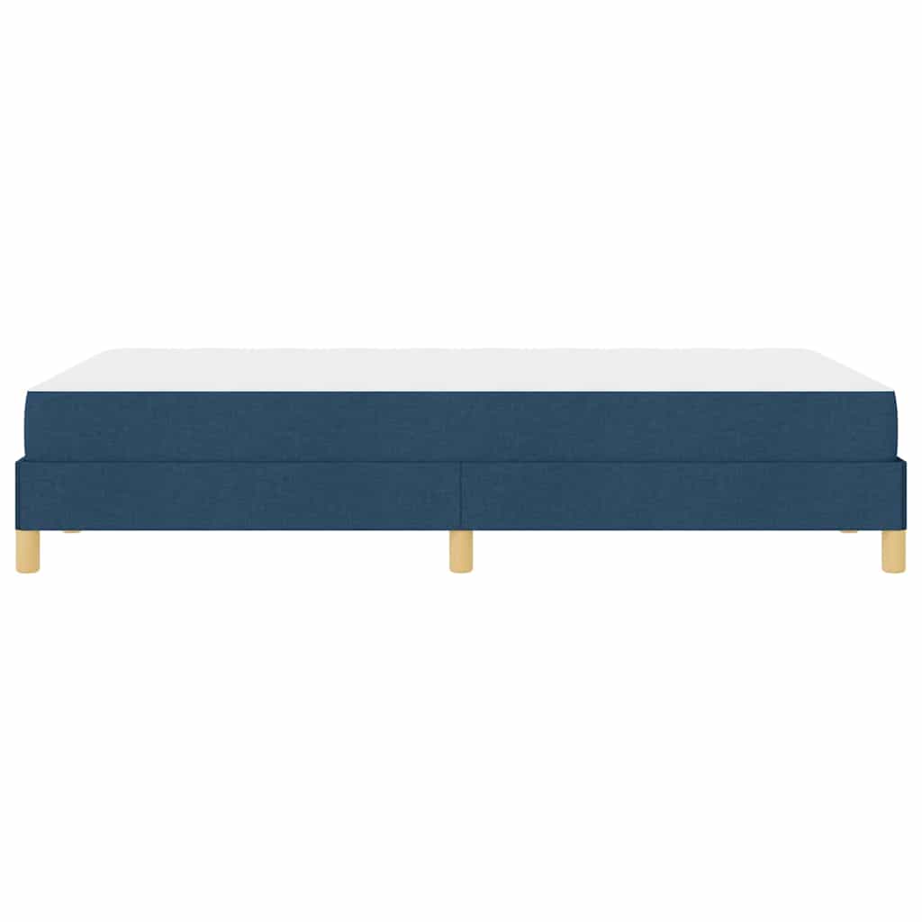 Box Spring Seng Blå Og Brun 120 X 200 Cm - Billede 9